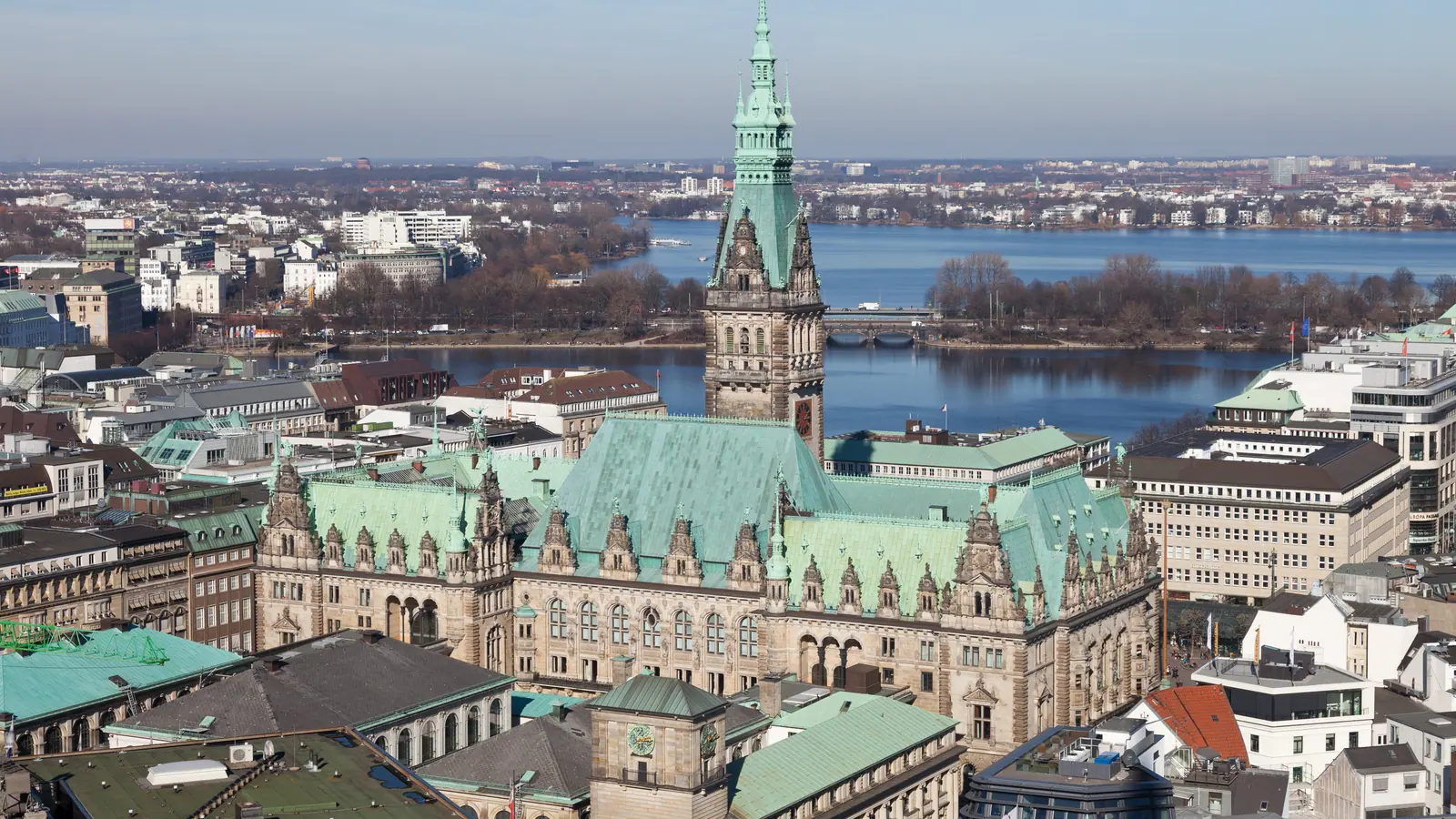 Stadtansicht von Hamburg